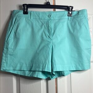 Nautica Women's Aqua Shorts Size 14 NWT